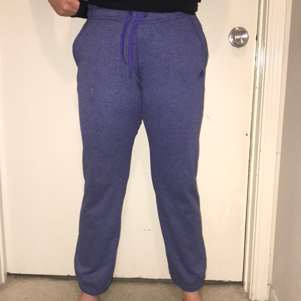 Purple adidas sweats!